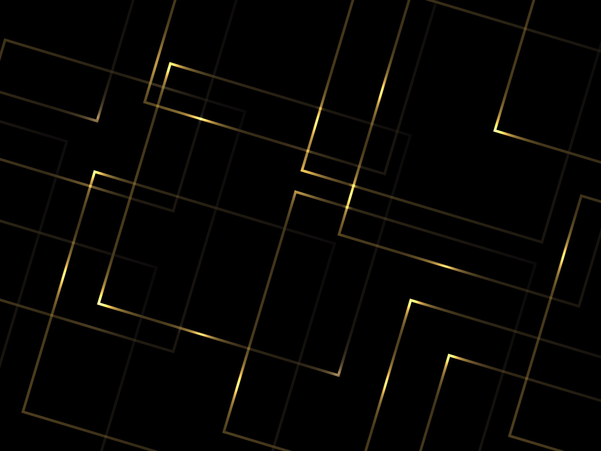 Abstract black and gold technology background.